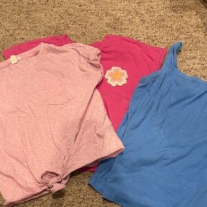 Kids Pink and Blue T-Shirts Set